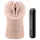M for Men Ashley - masturbator z vibracijo - naravna barva