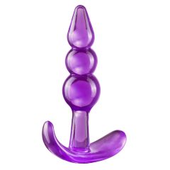 B Yours - sferični analni dildo (vijolične barve)