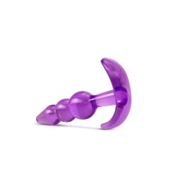 B Yours - sferični analni dildo (vijolične barve)