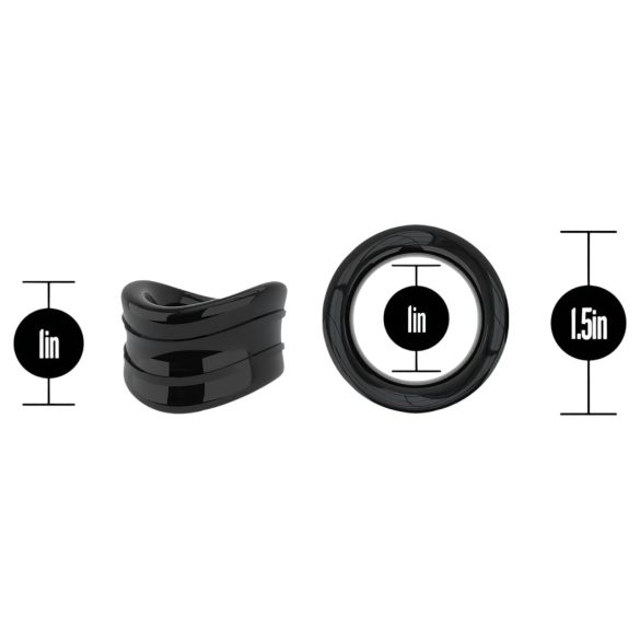 Stay Hard Beef - močan podaljšek za moda - črna