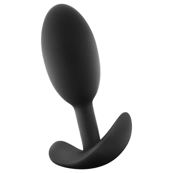 Anal Adventures Platinum - analni čep - srednji - črn