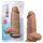 Blush Chub - realistični dildo s priseskom - 18 cm - naravna barva
