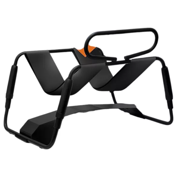 Temptasia - seks stol z vibratorjem - črna/naravna