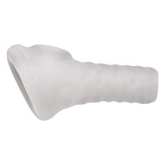  Perfect Fit Breeder - odprt ovoj za penis (10 cm) - mlečno bela