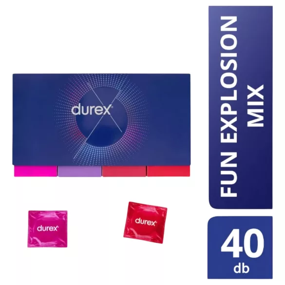 Durex Fun Explosion - kondomi paket - 40 kos