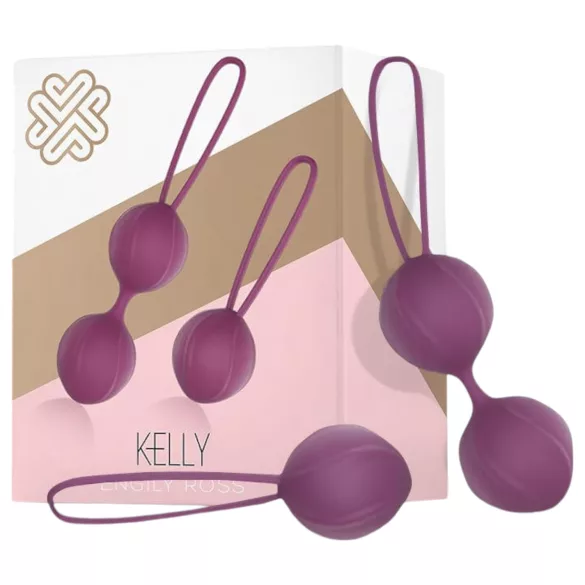 Engily Ross Kelly - gejšine kroglice set 2-delni - vijolična