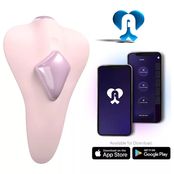 Adrien Lastic Temptation - Aplikacijsko voden vibrator za klitoris (roza)