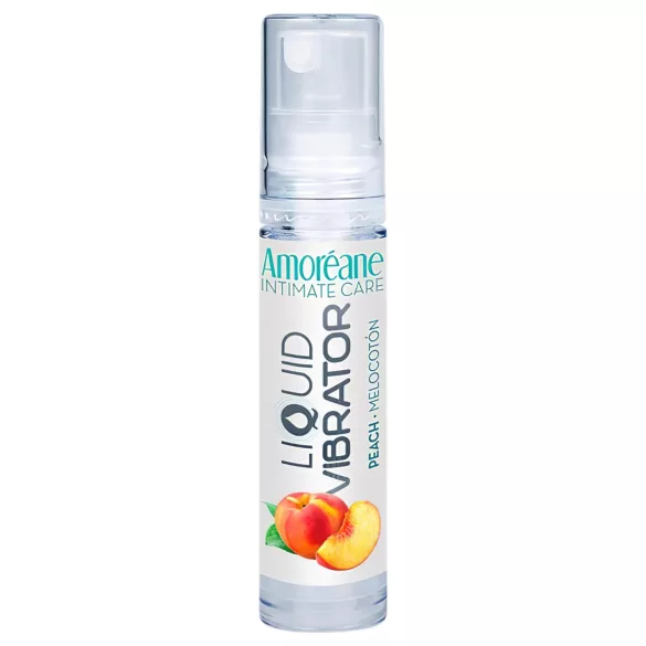 Amoréane - tekoči vibracijski stimulativni lubrikant z okusom breskve (10 ml)
