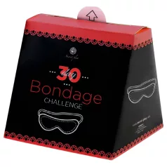   Secret Play 30 Day Bondage Challenge - karta za izziv suženjstva za 30 dni (angleško, špansko)