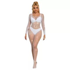   Subblime 952396 - bleščeč pajac z bleščicami - (bela) - S-L