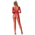 Subblime 952419 - catsuit z bleščicami - rdeča - XS-M