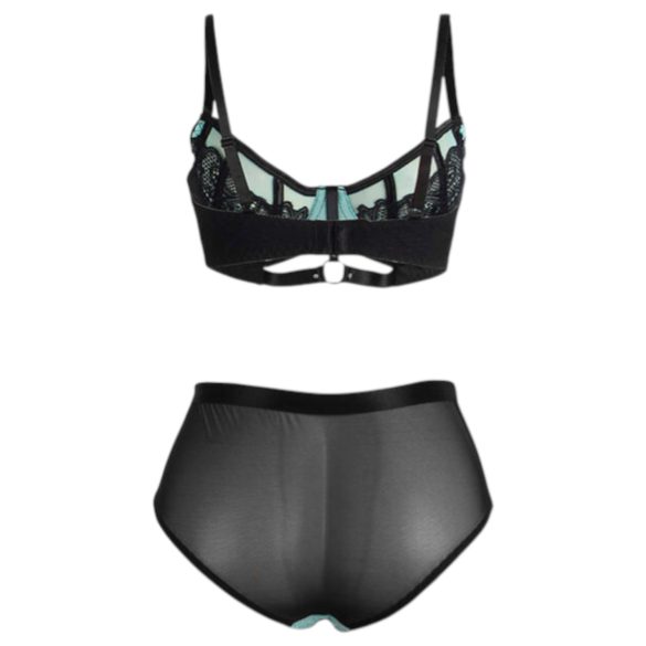 Subblime - čipkasti komplet spodnjega perila - 955564 (črna)