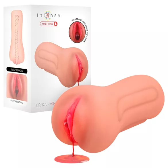 Intense First Time Erica - realistični nedolžni masturbator v obliki vagine (naraven)
