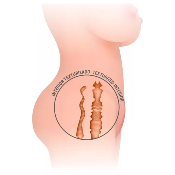 Intense Deep Touch Jesse - moški torzo masturbator - realističen videz