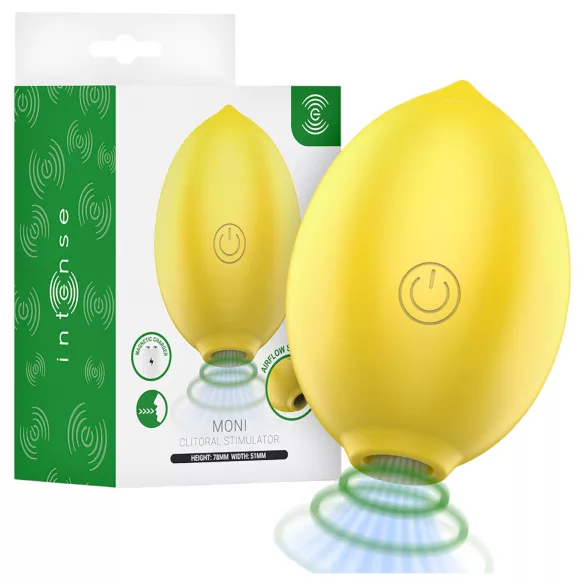 Intense Moni - valovit zračni vibrator za klitoris (rumen)