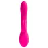 Platanomelón Lucas - vibrator s stimulatorjem klitorisa - akumulatorski - roza