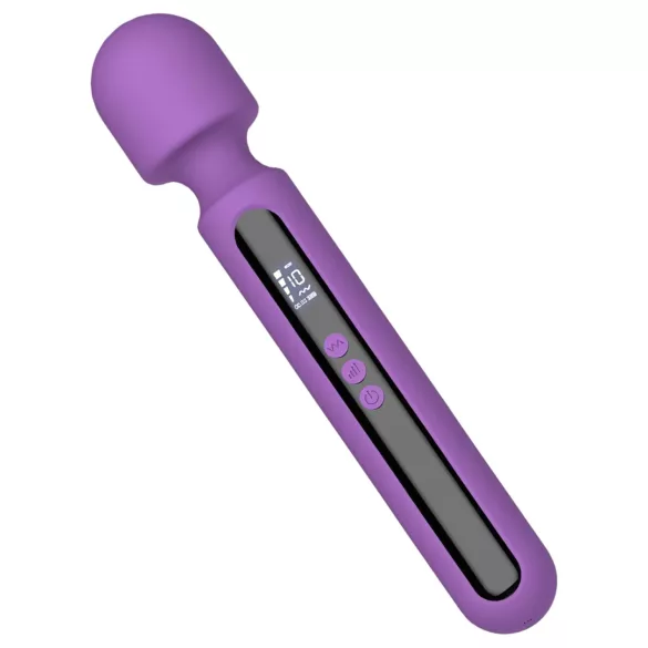 Engily Ross Aura - vibrator za masažo - akumulatorski, digitalni - vijoličen