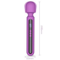   Engily Ross Aura - digitalni masažni vibrator z možnostjo polnjenja (vijolična)