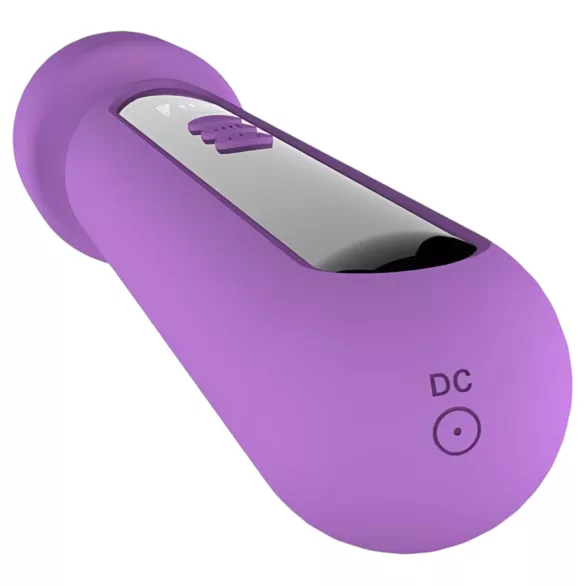 Engily Ross Aura - vibrator za masažo - akumulatorski, digitalni - vijoličen