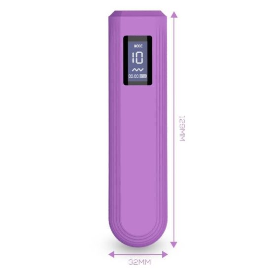 Engily Ross Whim - digitalni vibrator s polnilno baterijo (vijolična)