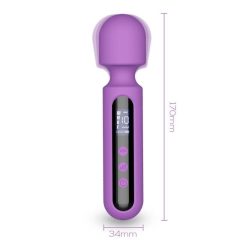   Engily Ross Whisper - digitalni masažni vibrator z možnostjo polnjenja (vijolična)