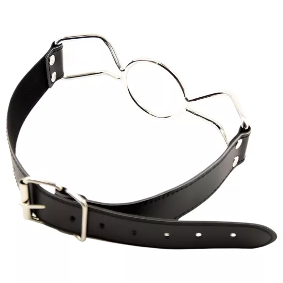 Latetobed - odprt gag za usta - črna