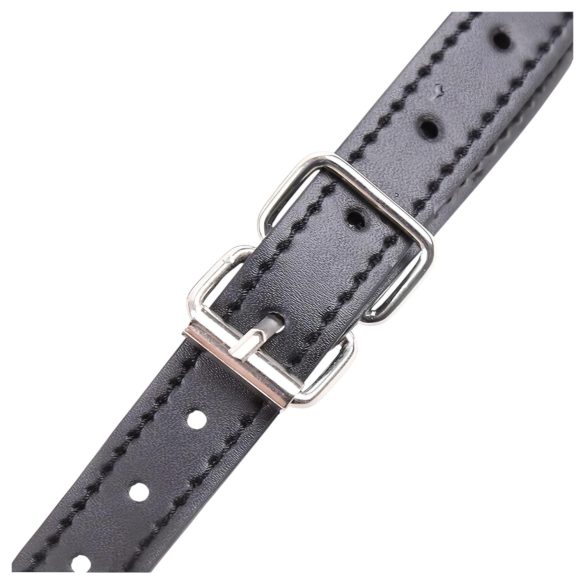 Latetobed - ustni gag v obliki ust - silikon - črna