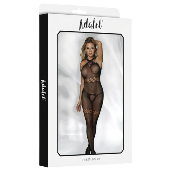 Adalet Kona - mrežasti odprti bodi - črna