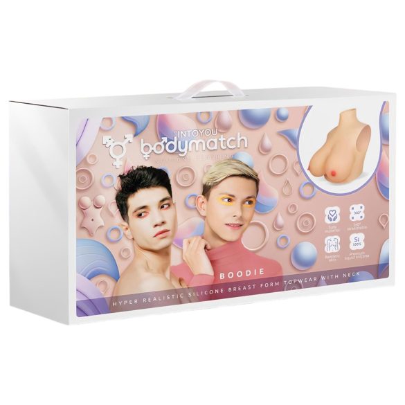 INTOYOU - prsi za pripenjanje - realistične - naravna barva