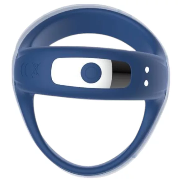 INTOYOU - vibracijski erekcijski obroč za penis in moda - modra barva