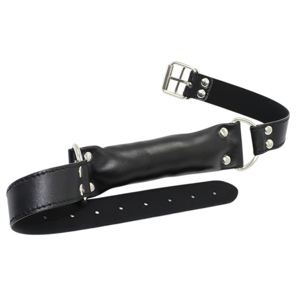 Latetobed - žogica za usta s podlogo - črna