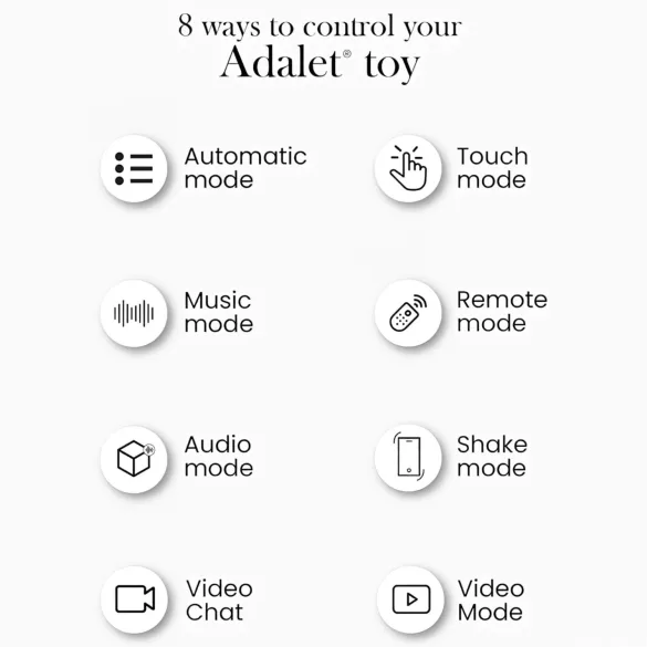 Adalet Gently - vibrator za G-točko in prostato - pametni - roza