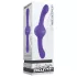 Evolved - dvojni vibrator z vibracijo in premikanjem - polnljiv - vijoličen