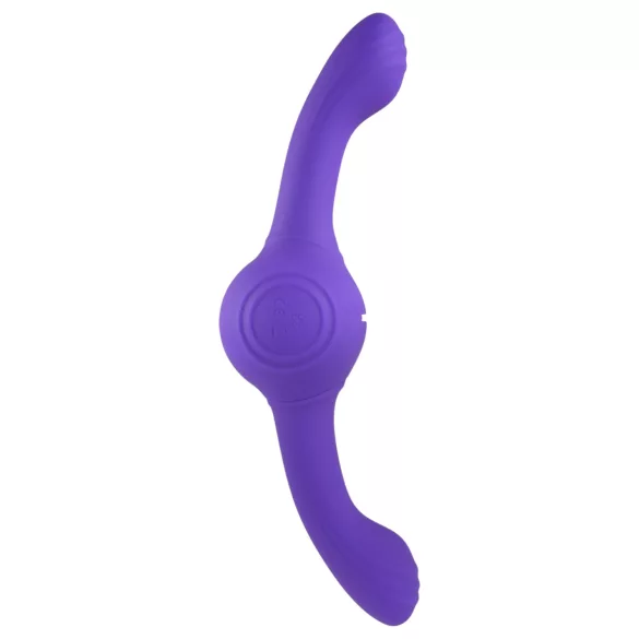Evolved - dvojni vibrator z vibracijo in premikanjem - polnljiv - vijoličen