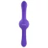 Evolved - dvojni vibrator z vibracijo in premikanjem - polnljiv - vijoličen