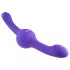 Evolved - dvojni vibrator z vibracijo in premikanjem - polnljiv - vijoličen