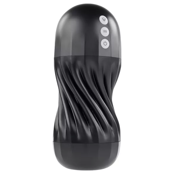 Playboy Solo Stroker - akumulatorski sesalni masturbator (črna)