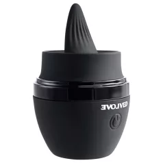 Evolved - vibracijski stimulator jezika - polnilni - črna