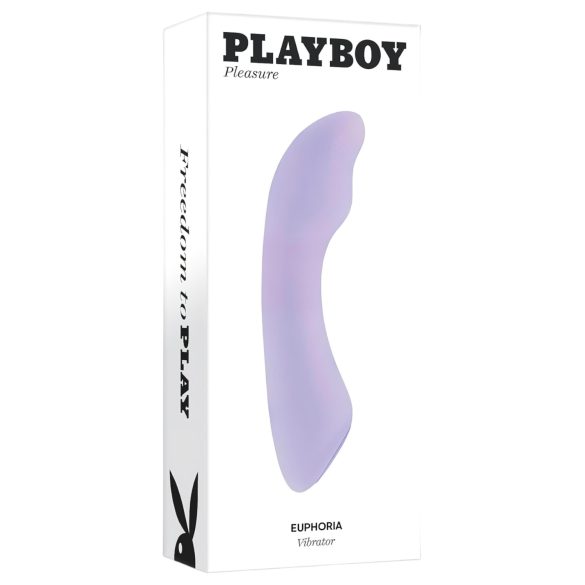 Playboy Euphoria - polnilni, vodoodporni G-točkovni vibrator (vijoličen)