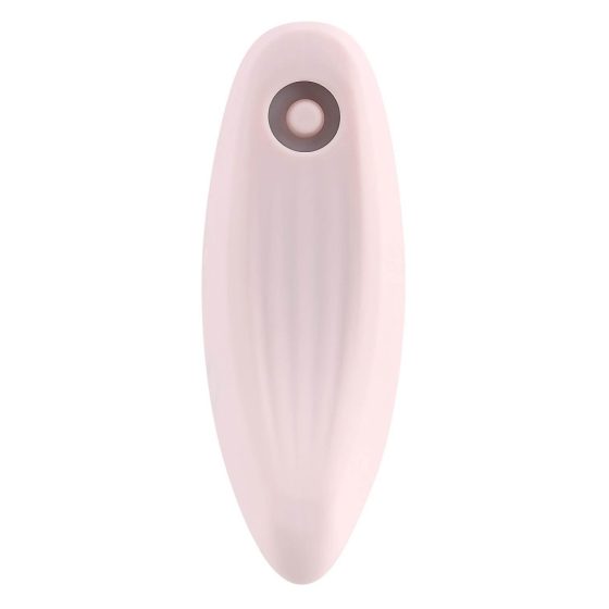 Playboy Palm - Vodoodporni klitorisni vibrator 2v1 z možnostjo polnjenja (roza)