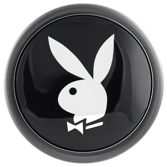 Playboy Tux - analni čep - majhen - srebrn
