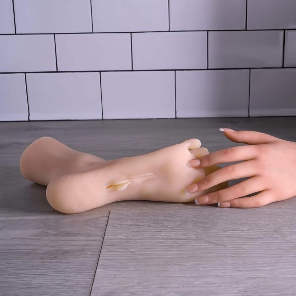 Zero Tolerance - masturbator v obliki stopala - vagina - naravna barva