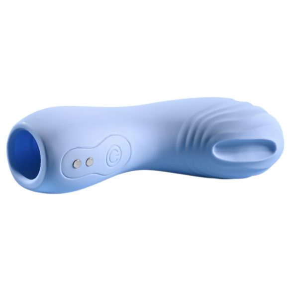 Evolved - teksturiran vibrator za prste (moder)