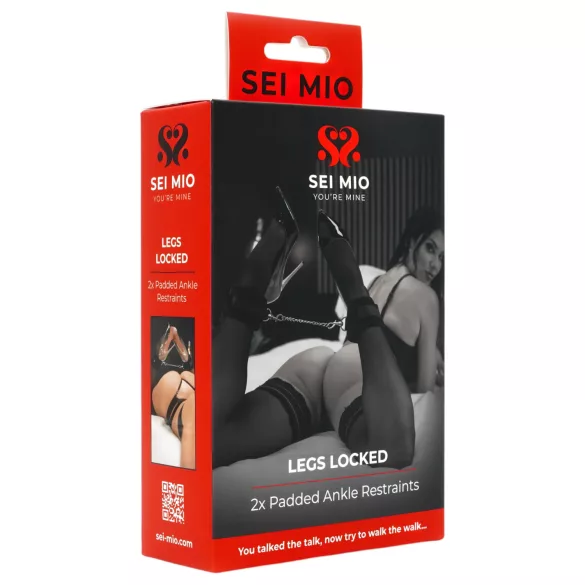 Sei Mio - lisice za gležnje - črne