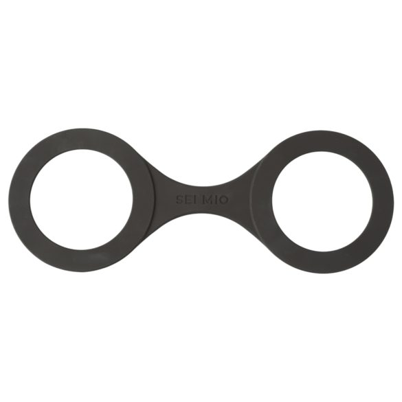 Sei Mio - silikonske lisice - M - črna