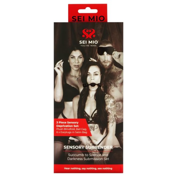 Sei Mio - BDSM komplet za napredne - črna