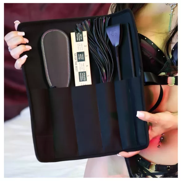 Sei Mio - komplet za kaznovanje - 5 delni - črna