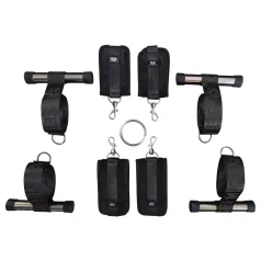 Sei Mio - bondage križ za vrata - črna