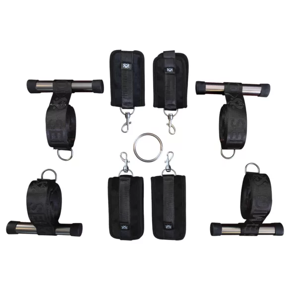 Sei Mio - bondage križ za vrata - črna