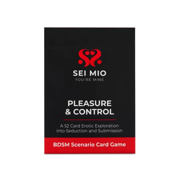Sei Mio Pleasure & Control - BDSM igralne karte (52 kart)